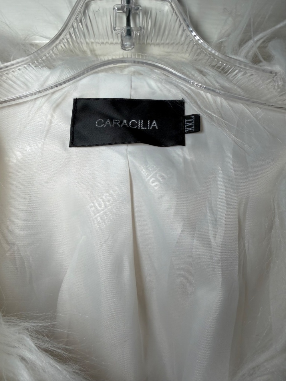 Shag white coat (fits like small-medium) - Picture 2 of 3